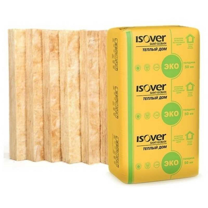 Утеплитель Isover Изовер Тёплый Дом Плита 50х610х1170 в Ефимовском